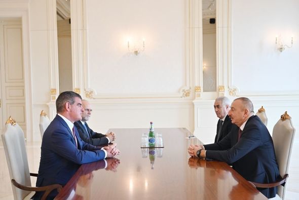 İlham Əliyev Peter Spuhleri qəbul edib - FOTO