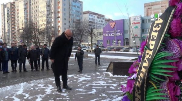 Rusiyanın Tula vilayətində Milli Qəhrəman Mübariz İbrahimovun xatirəsi anılıb – FOTOLAR