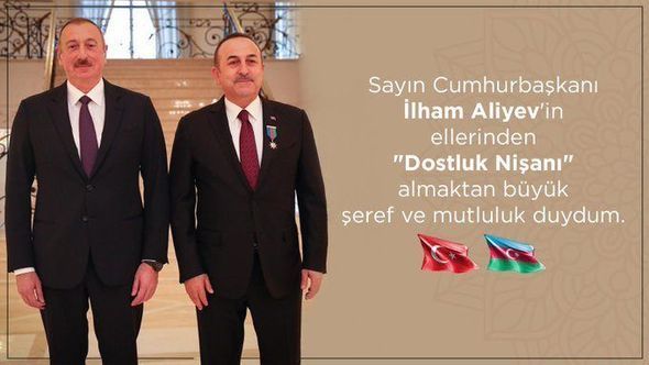 Mövlud Çavuşoğlu İlham Əliyevə təşəkkür etdi - FOTO