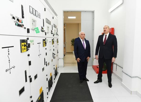 İlham Əliyev “Dübəndi” yarımstansiyasının açılışında - YENİLƏNİB + FOTO