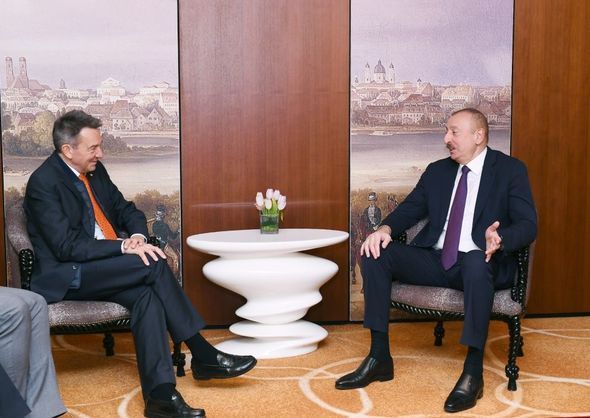 İlham Əliyev Beynəlxalq Qırmızı Xaç Komitəsinin prezidenti ilə danışıqlarda - YENİLƏNİB + FOTO