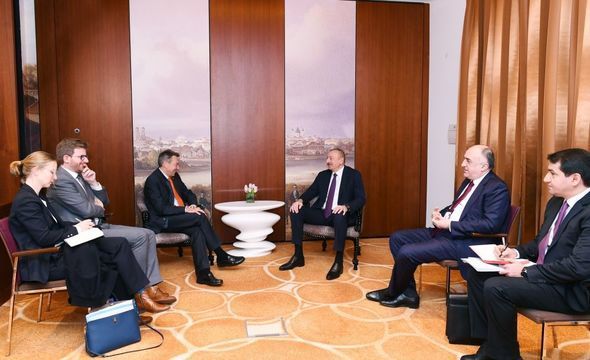 İlham Əliyev Beynəlxalq Qırmızı Xaç Komitəsinin prezidenti ilə danışıqlarda - YENİLƏNİB + FOTO