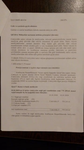 AZƏRSUTƏCHİZATTİKİNTİ ASC-nin  kapitalda dəyişikliklər haqqında hesabatı