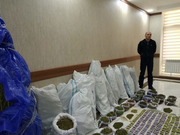 Xaçmazda böyük əməliyyat: 100 minlik narkotik ələ keçirildi - FOTO