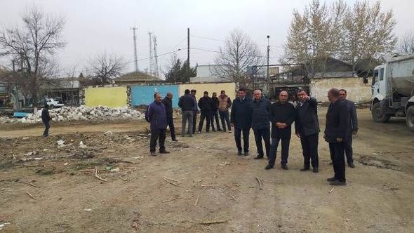 Mehriban Əliyevanın tapşırığı ilə Goranboyda məktəb tikilir - FOTO