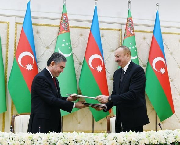 Azərbaycan-Türkmənistan sənədləri imzalanıb - YENİLƏNİB + FOTO