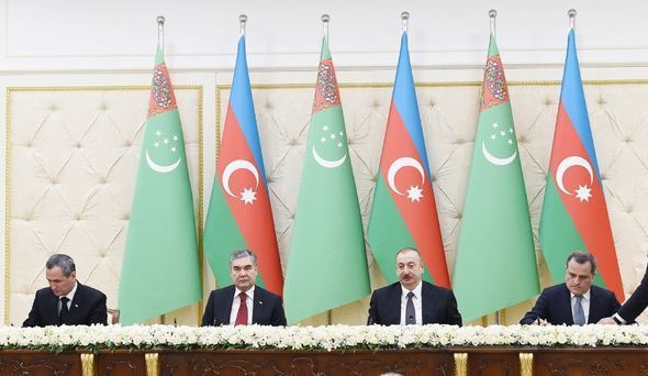 Azərbaycan-Türkmənistan sənədləri imzalanıb - YENİLƏNİB + FOTO
