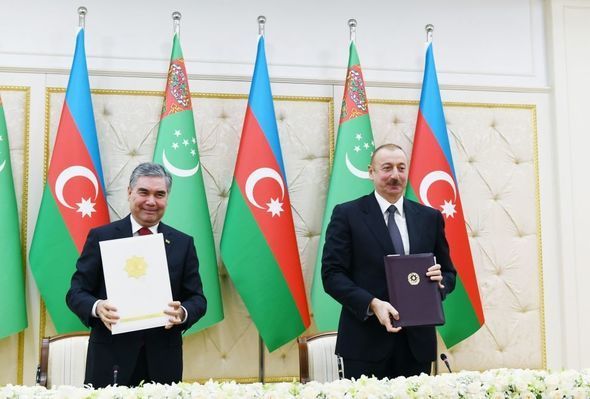 Azərbaycan-Türkmənistan sənədləri imzalanıb - YENİLƏNİB + FOTO