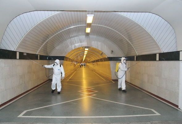 Bakı Metropoliteni COVID-19-la bağlı sərnişinlərə müraciət etdi - FOTO