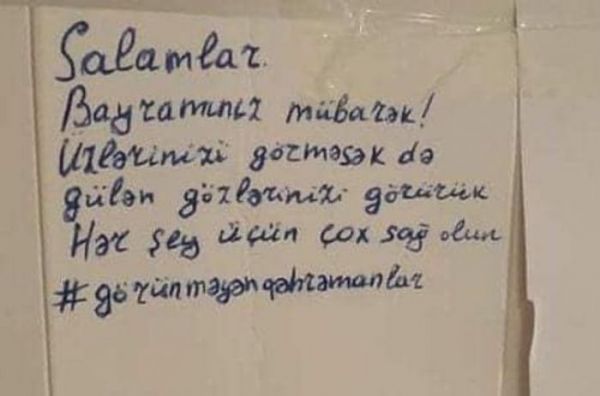 Ürəyinizi görürük- Karantindən təsirli FOTOLAR