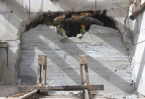 Metronun “Xocəsən” deposuna gedən tunellərdə qazıntı işləri tamamlanıb - FOTO