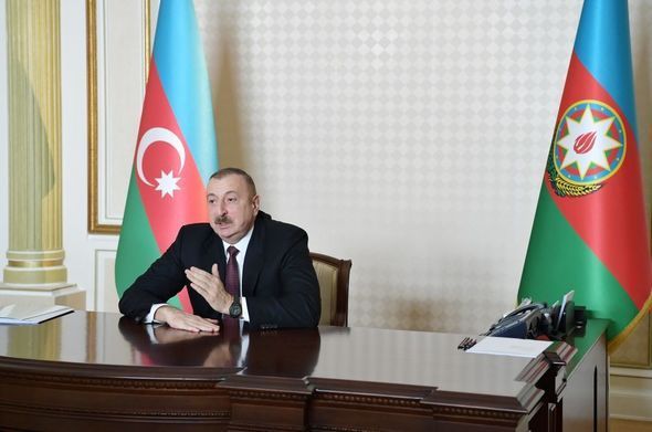 İlham Əliyev videokonfrans şəklində müşavirə keçirib 