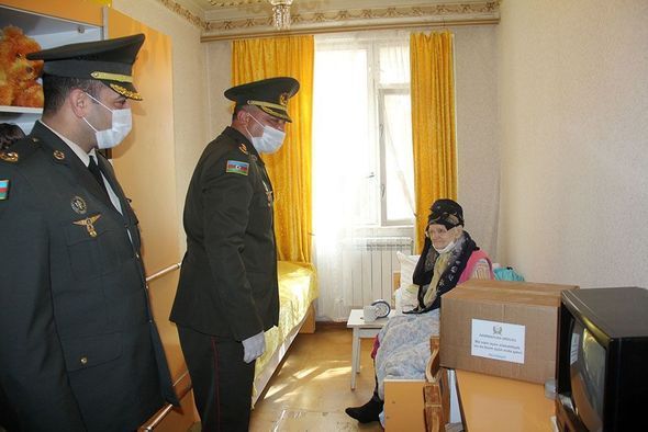 Şəhid ailələrinə ünvanlı yardım çatdırıldı - FOTO