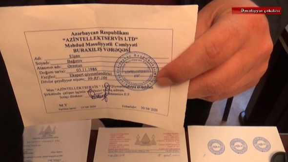 Saxta arayışlar satan şirkət rəhbəri ələ keçdi - FOTO