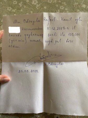 Rafael Cəbrayılovun növbəti fırıldağı