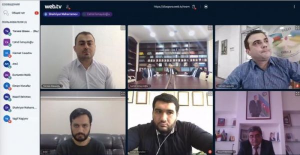 Azərbaycan diasporu ilə videokonfranslar davam edir