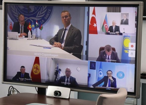 Türk Şurasına üzv dövlətlərin səhiyyə nazirlərinin videokonfrans formatında görüşü keçirildi - FOTO